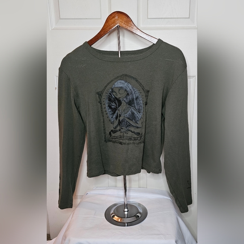 Disney Nightmare Before Christmas Sally Long Sleeve Graphic Tee - Size XL